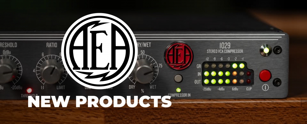 AEA Introduces Two New Products: The N28 Ribbon Microphone & 1029 Stereo VCA Compressor