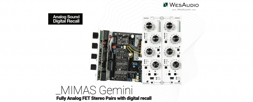 Discover the WesAudio _MIMAS Gemini: True Stereo Analog FET Compression with Digital Control
