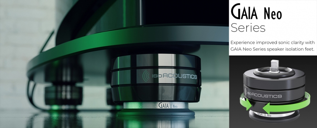IsoAcoustics Launches GAIA Neo and GAIA-TITAN Neo Isolation Feet with Height Adjustment