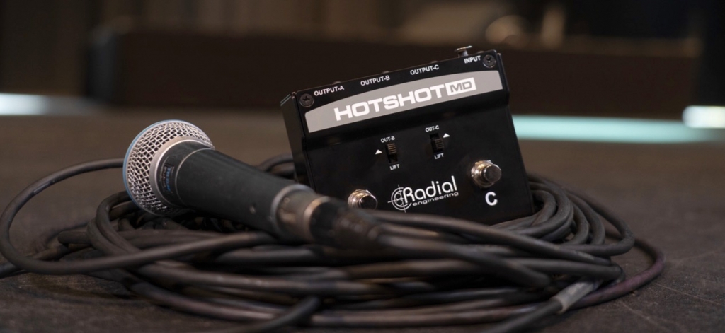 Simplify Onstage Mic Control with the Radial Hotshot MD