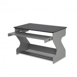 Zaor Miza Jr MkII Compact Desk - Titanium/Wenge