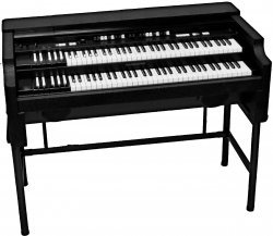 Hammond Porta-B with Stand - Black Satin