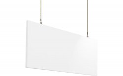 Primacoustic Saturna Acoustic Hanging Baffle, Arctic White